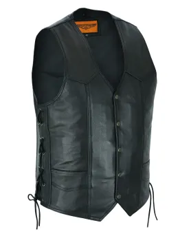 Mens Vest With Side Laces