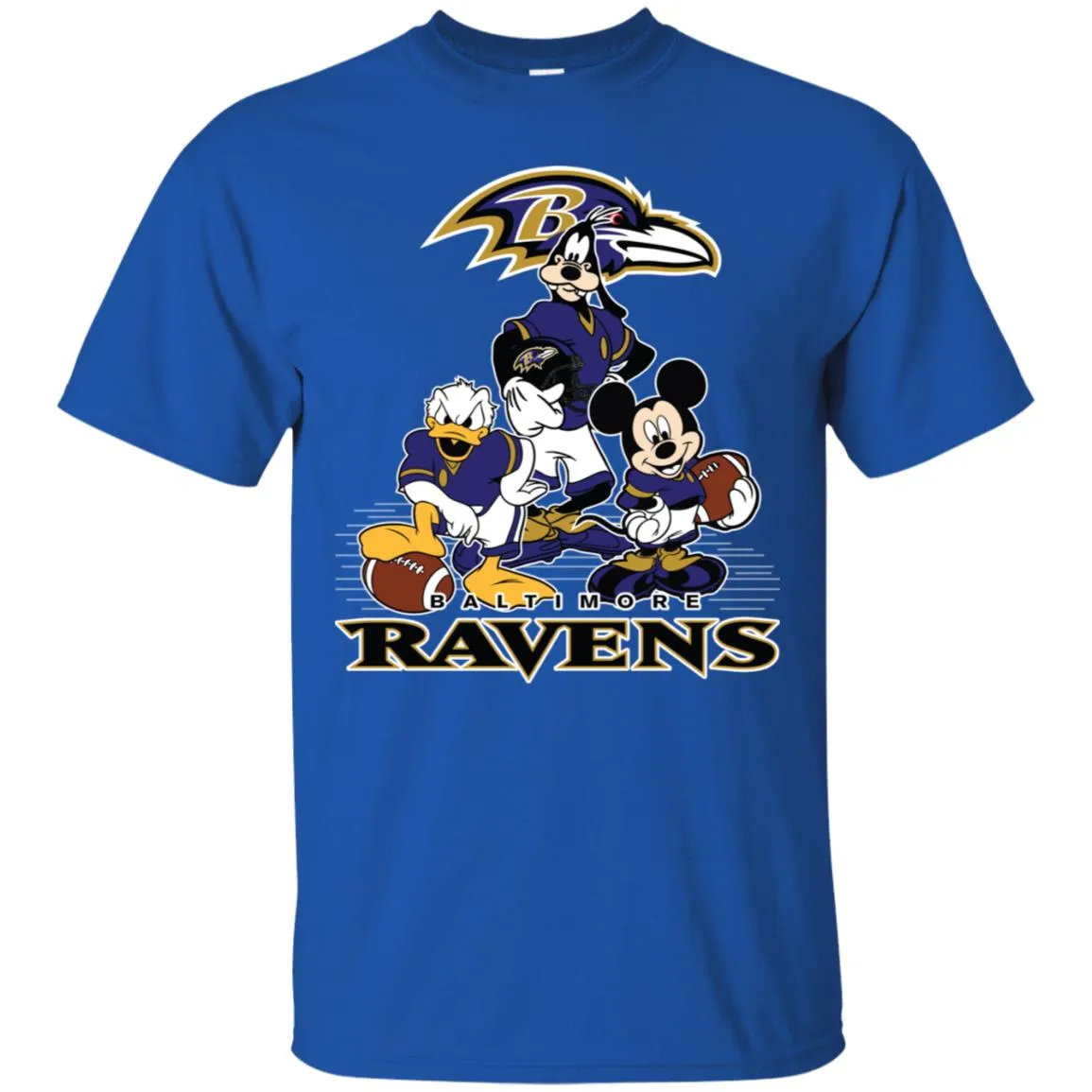 Mickey Mouse Baltimore Ravens American Football Nfl Sports Shirt