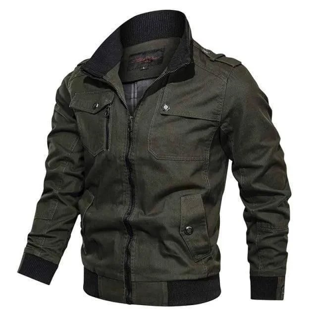 Military Cargo Pilot Jacket