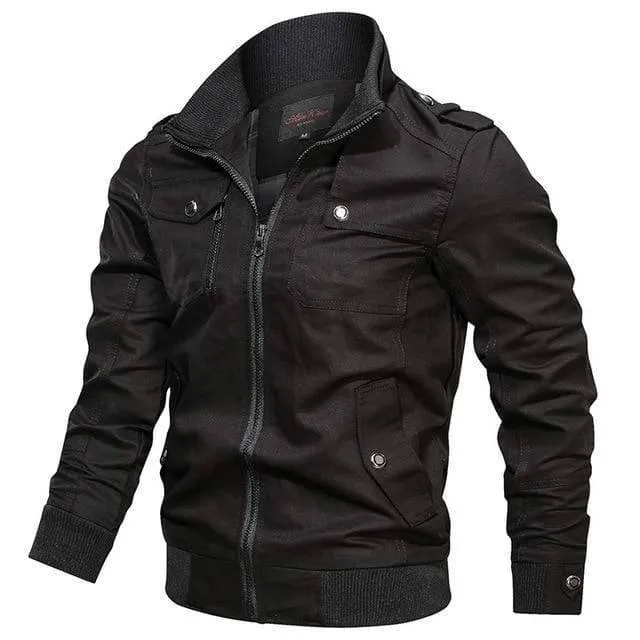 Military Cargo Pilot Jacket