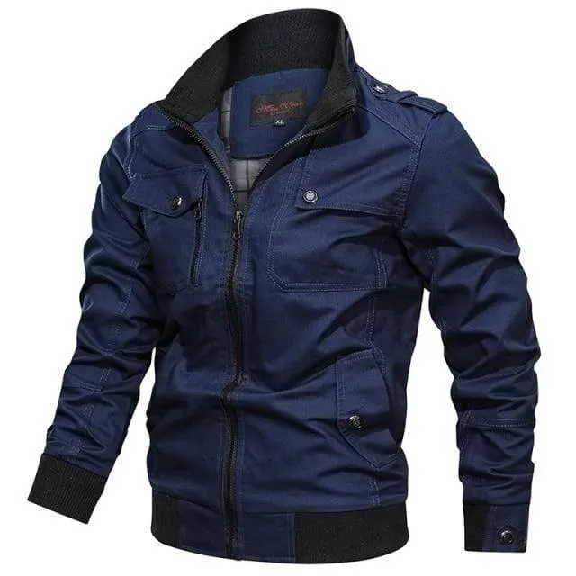 Military Cargo Pilot Jacket