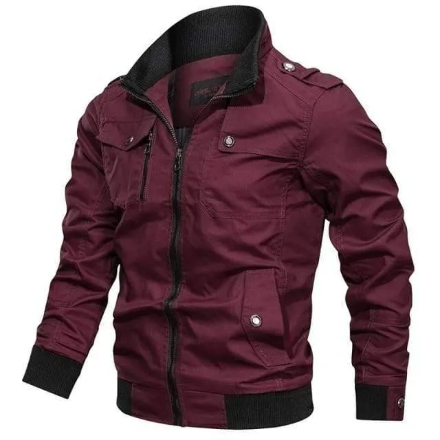 Military Cargo Pilot Jacket