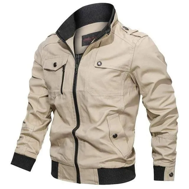 Military Cargo Pilot Jacket