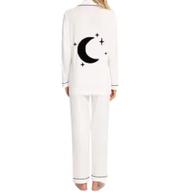 Moon & Star Pajama Bamboo Set Bamboo L/S