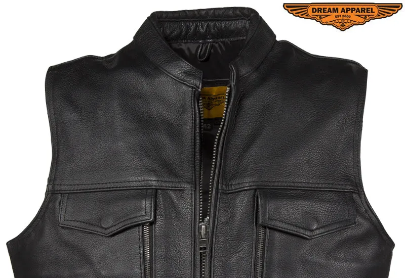 Motorcycle Club Vest With Pockets