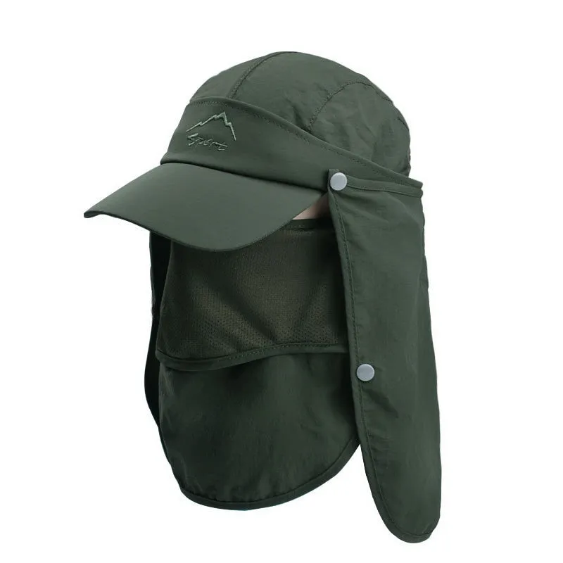 Multipurpose Quick Drying Cap with 360 Degree Sunshade Protection