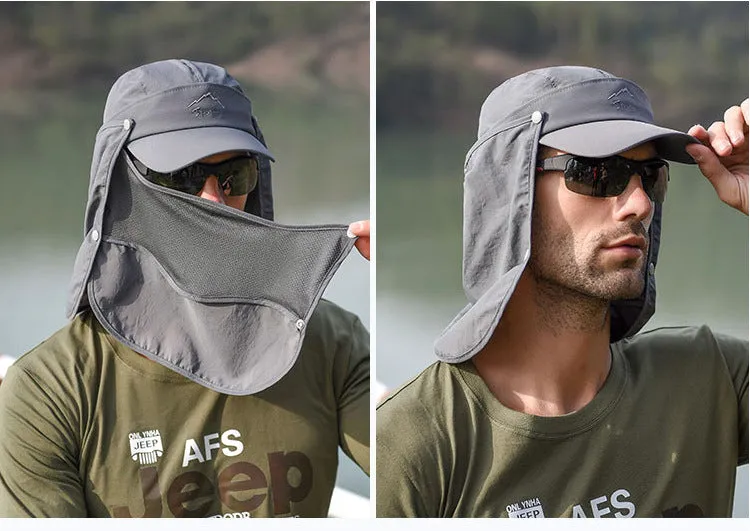 Multipurpose Quick Drying Cap with 360 Degree Sunshade Protection