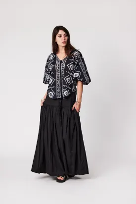 Navajo Skirt - Black