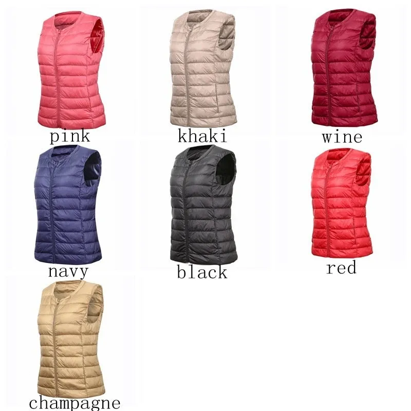 NewBang Brand 7XL 8XL Large Size Waistcoat Women's Warm Vest Ultra Light Down Vest Women Portable Sleeveless Winter Warm Liner