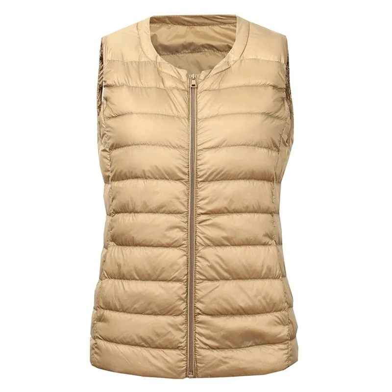 NewBang Brand 7XL 8XL Large Size Waistcoat Women's Warm Vest Ultra Light Down Vest Women Portable Sleeveless Winter Warm Liner