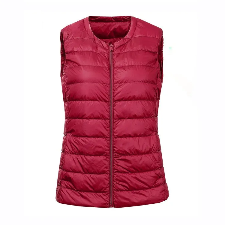 NewBang Brand 7XL 8XL Large Size Waistcoat Women's Warm Vest Ultra Light Down Vest Women Portable Sleeveless Winter Warm Liner