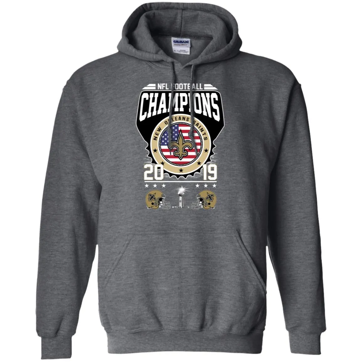 Nfl – Football Champions New Orleans Saints Super Bowl 2019 Pullover Hoodie Sweatshirt