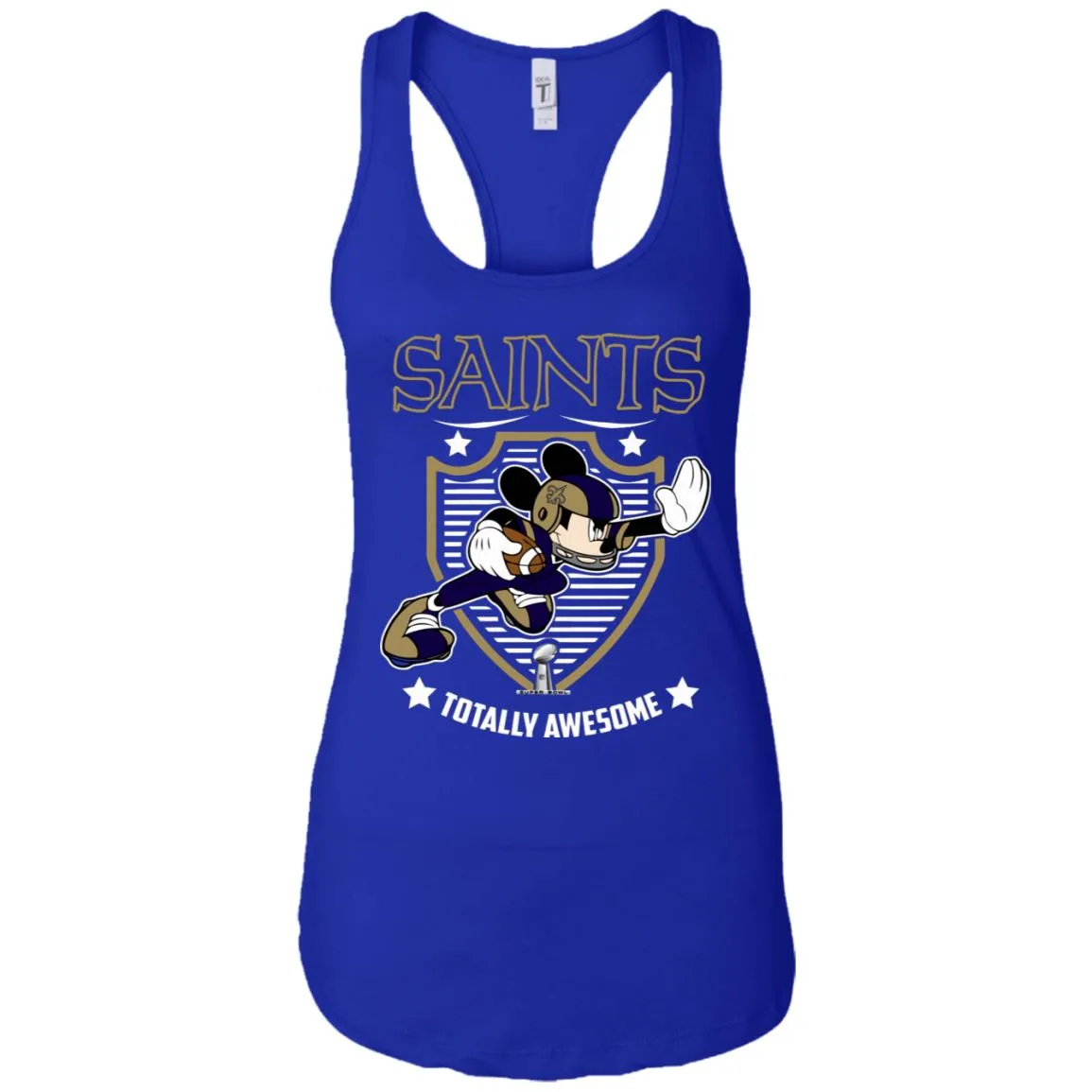 Nfl – New Orleans Saints Totally Awesome Mickey Mouse Super Bowl 2019 Football Women Tank Top