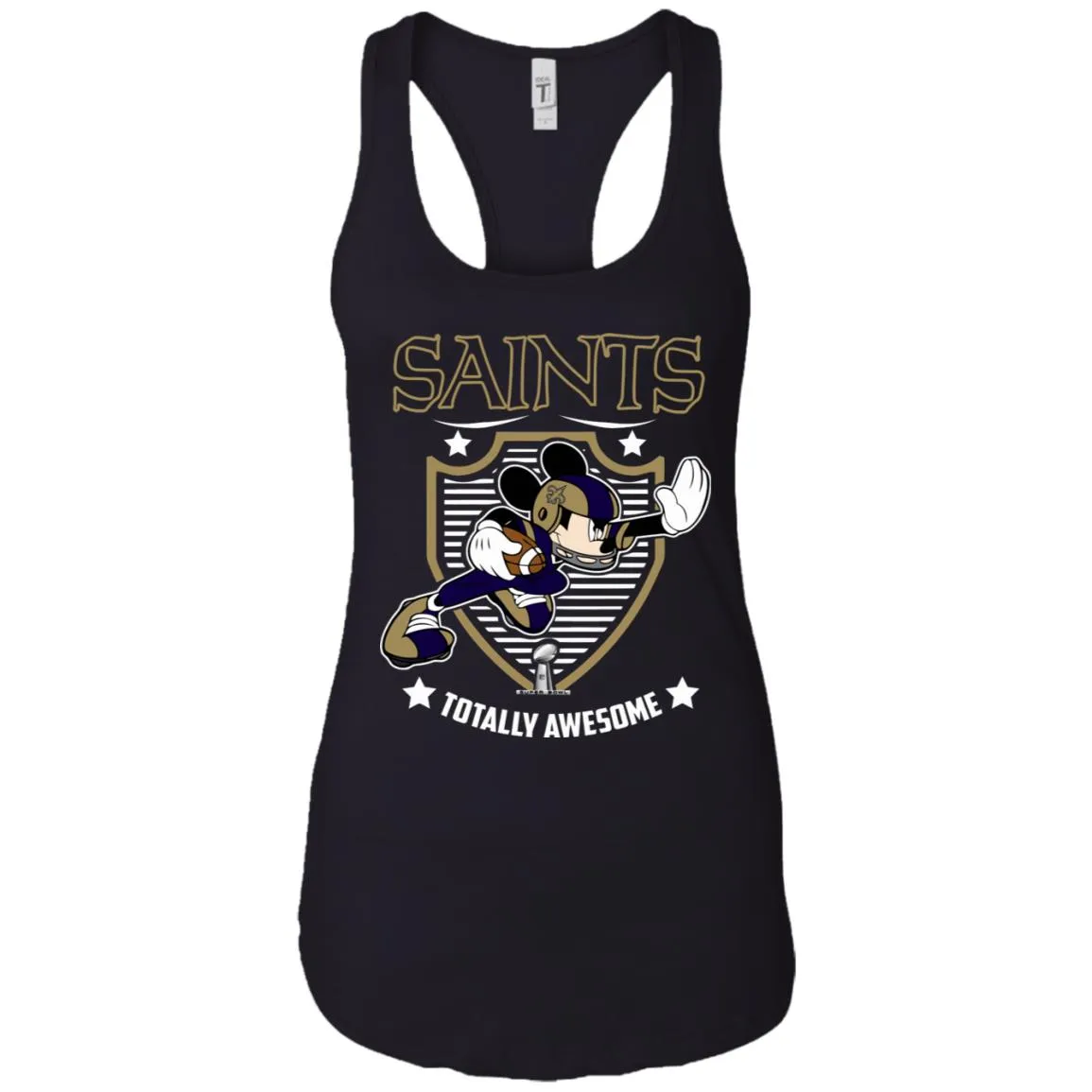 Nfl – New Orleans Saints Totally Awesome Mickey Mouse Super Bowl 2019 Football Women Tank Top