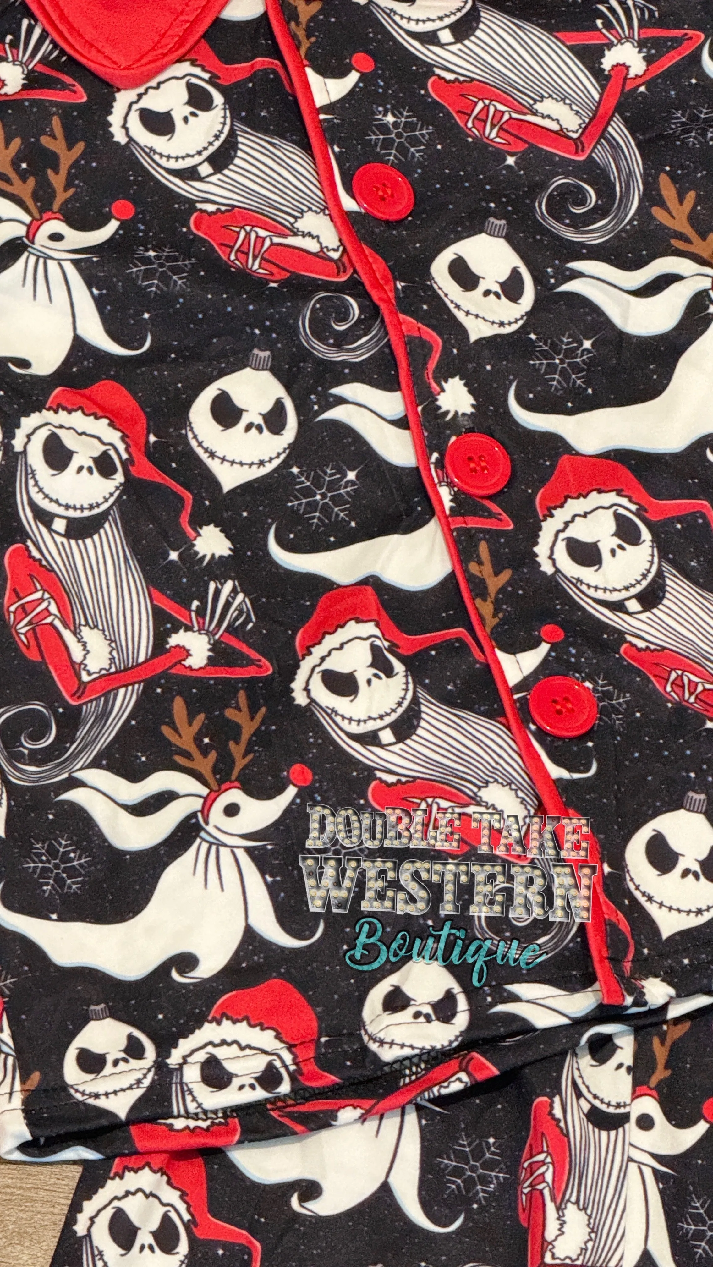 Nightmare Before Christmas Jack Santa Pajama Set