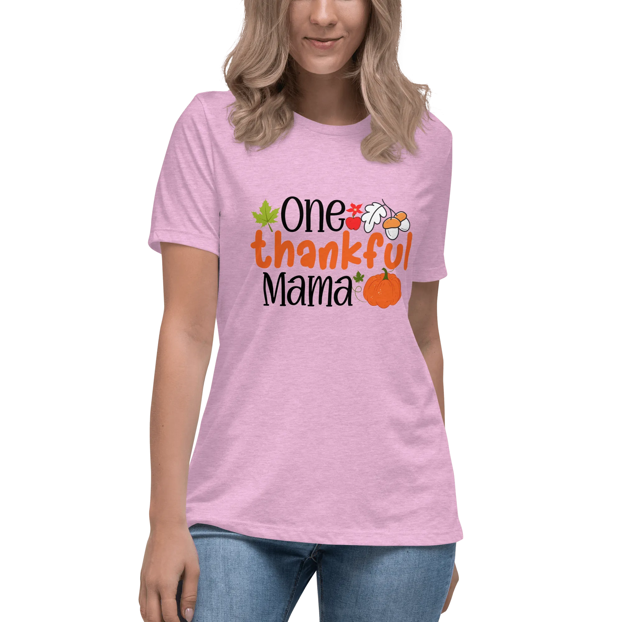 One Thankful Mama Relaxed T-Shirt