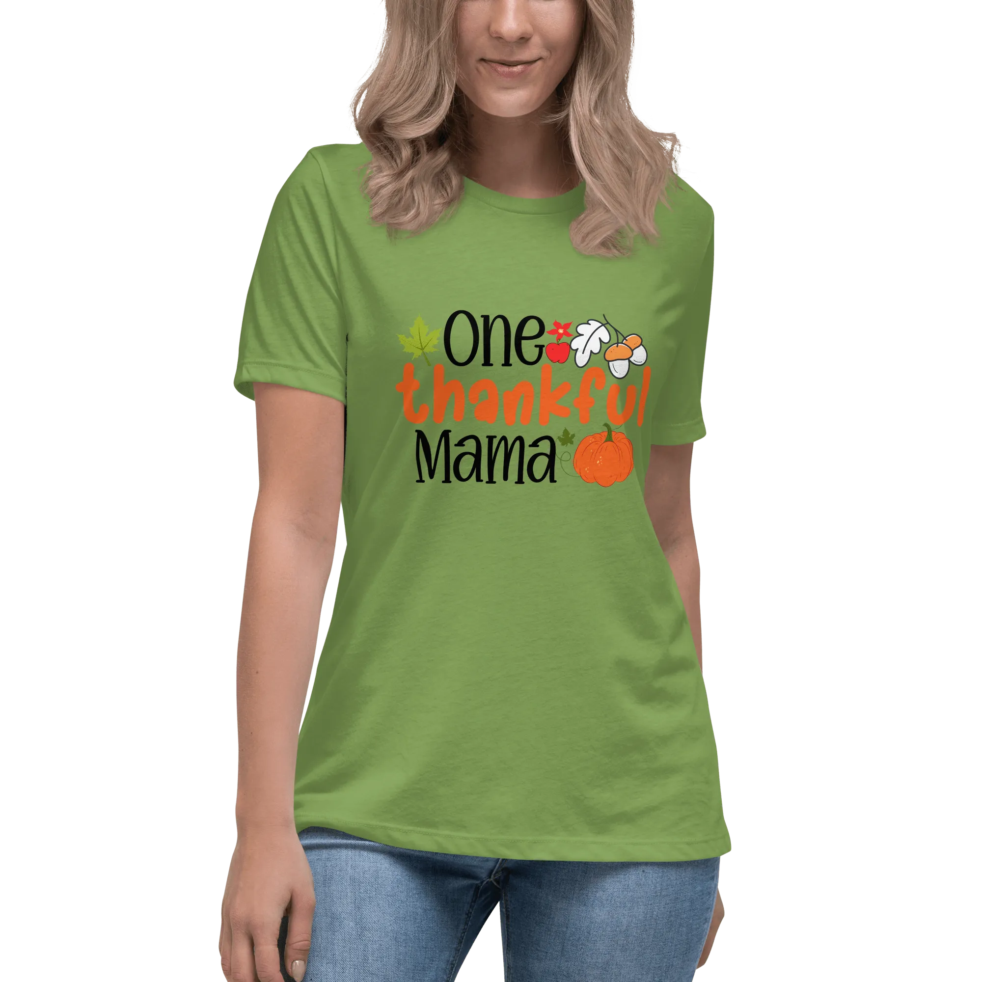 One Thankful Mama Relaxed T-Shirt