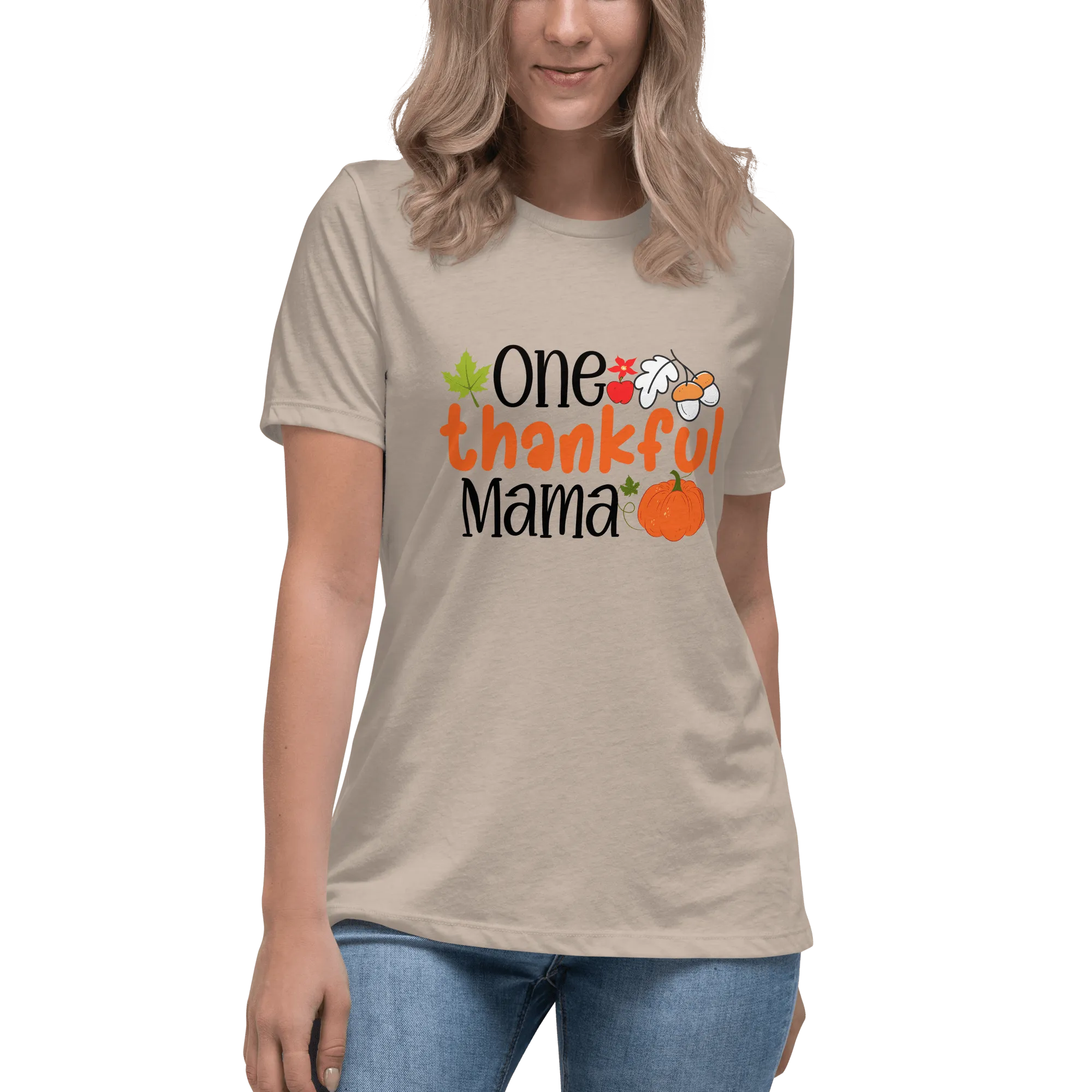 One Thankful Mama Relaxed T-Shirt