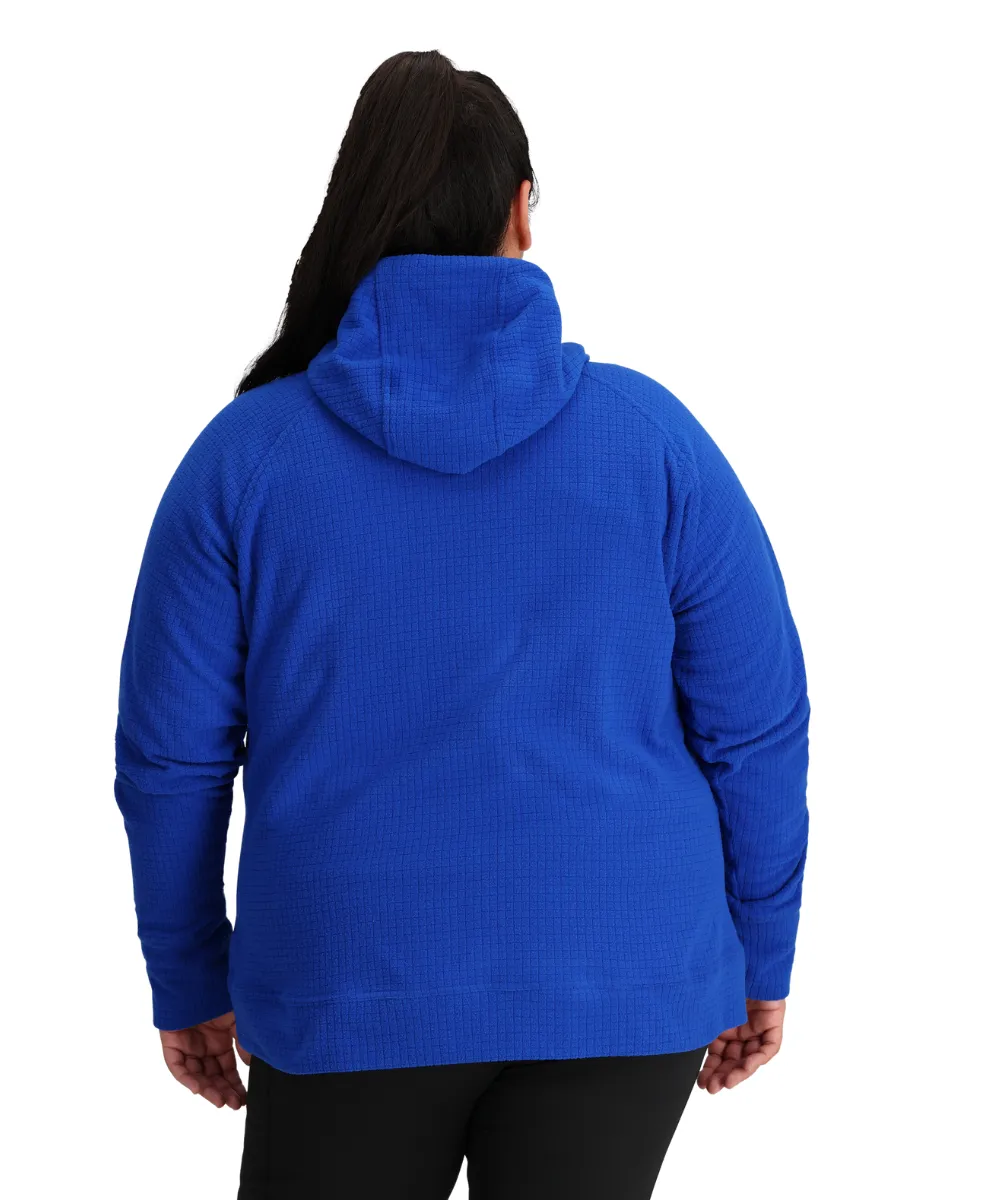 Outdoor Research Mega Trail Mix Womens Plus Size Full Zip Fleece Topaz USA 1X-2X