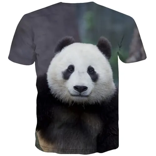 Panda T shirts Men Animal Tshirts Cool Lovely T-shirts Graphic Harajuku T-shirts 3d Funny Tshirts Casual Short Sleeve summer