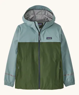 Patagonia Kids Torrentshell 3L Rain Jacket Thermal Blue