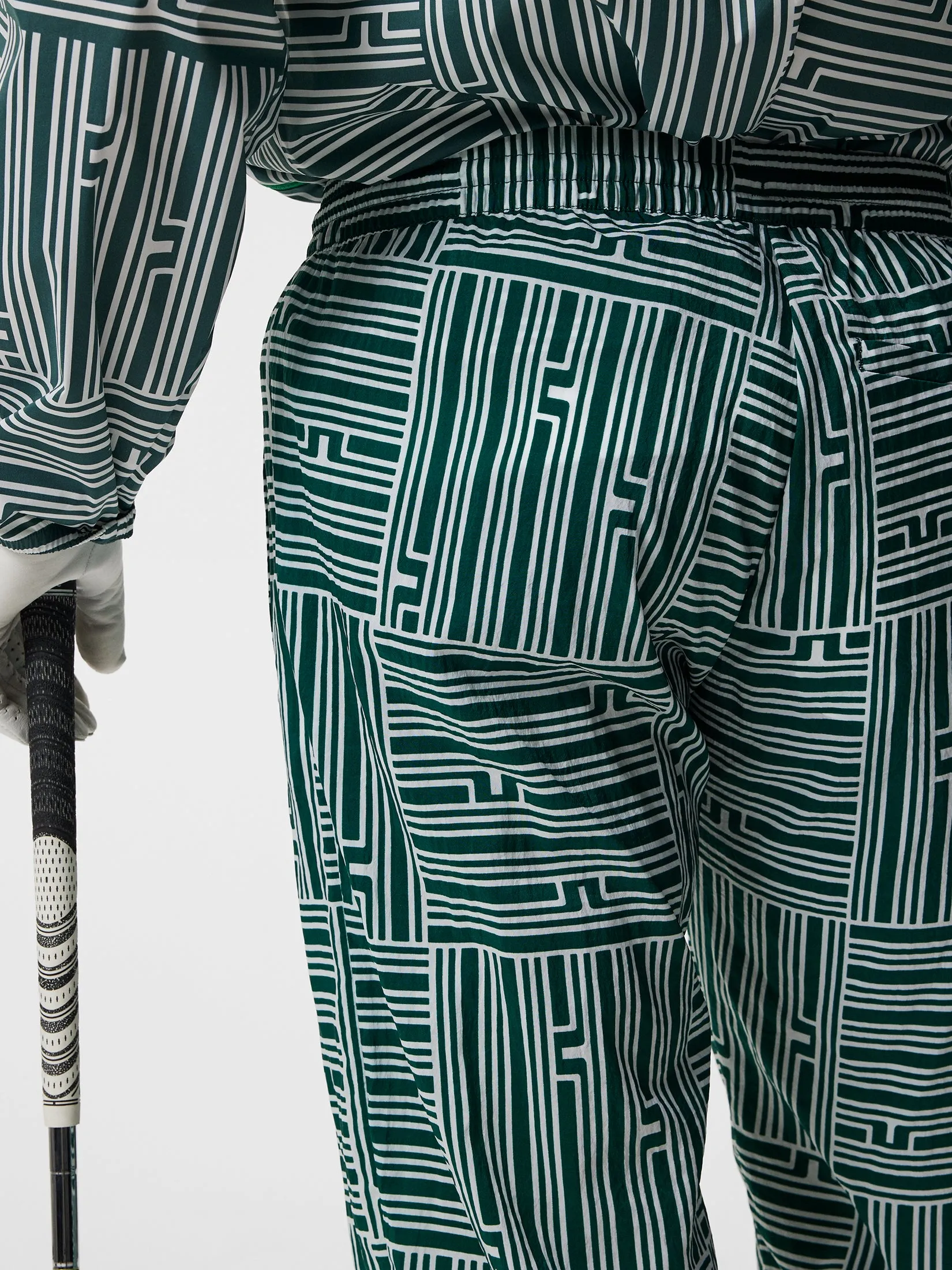 Petrus Print Pant / Bridge Stripe Patchwork