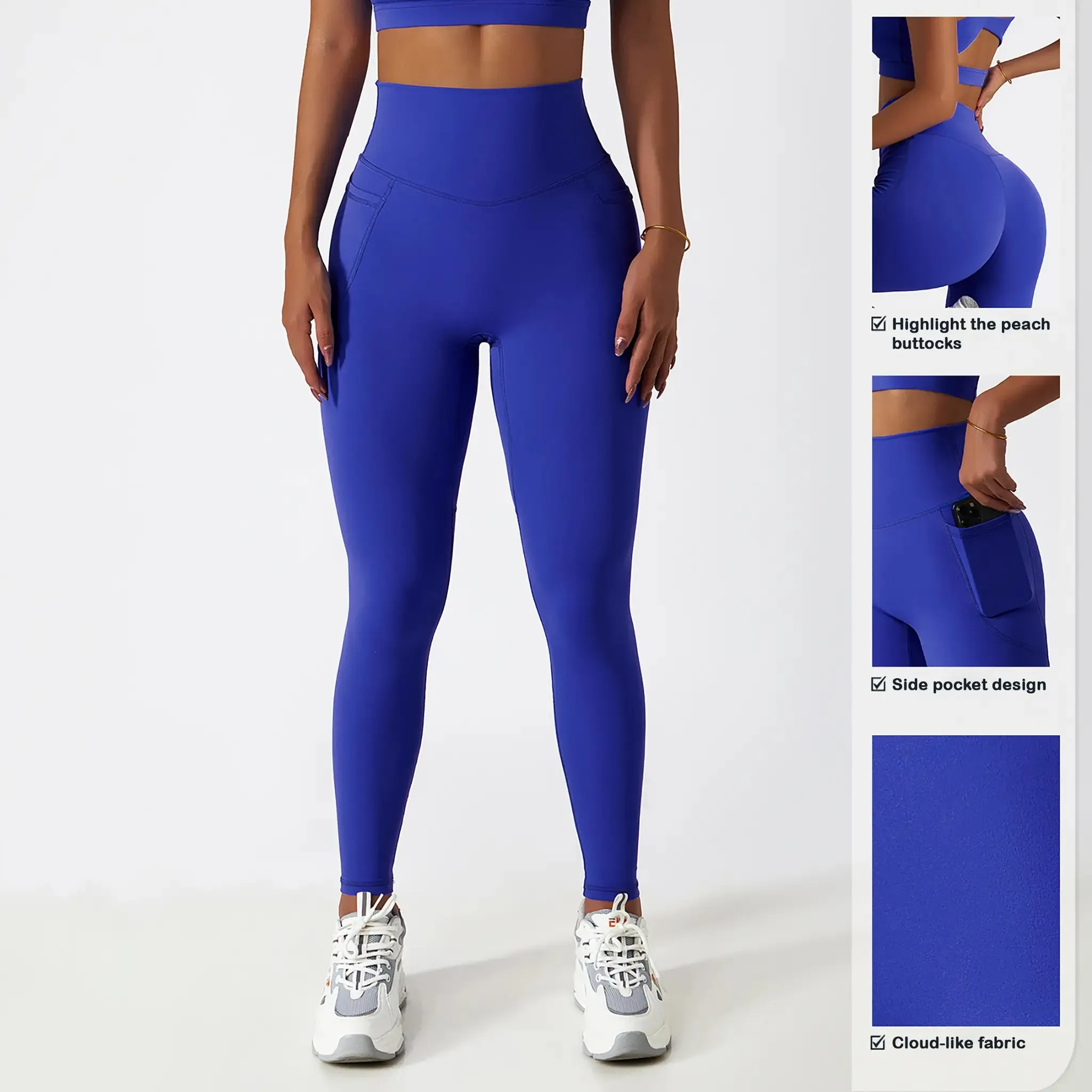 Quick-drying High Waist Hip Lift Slim Fitness Pants