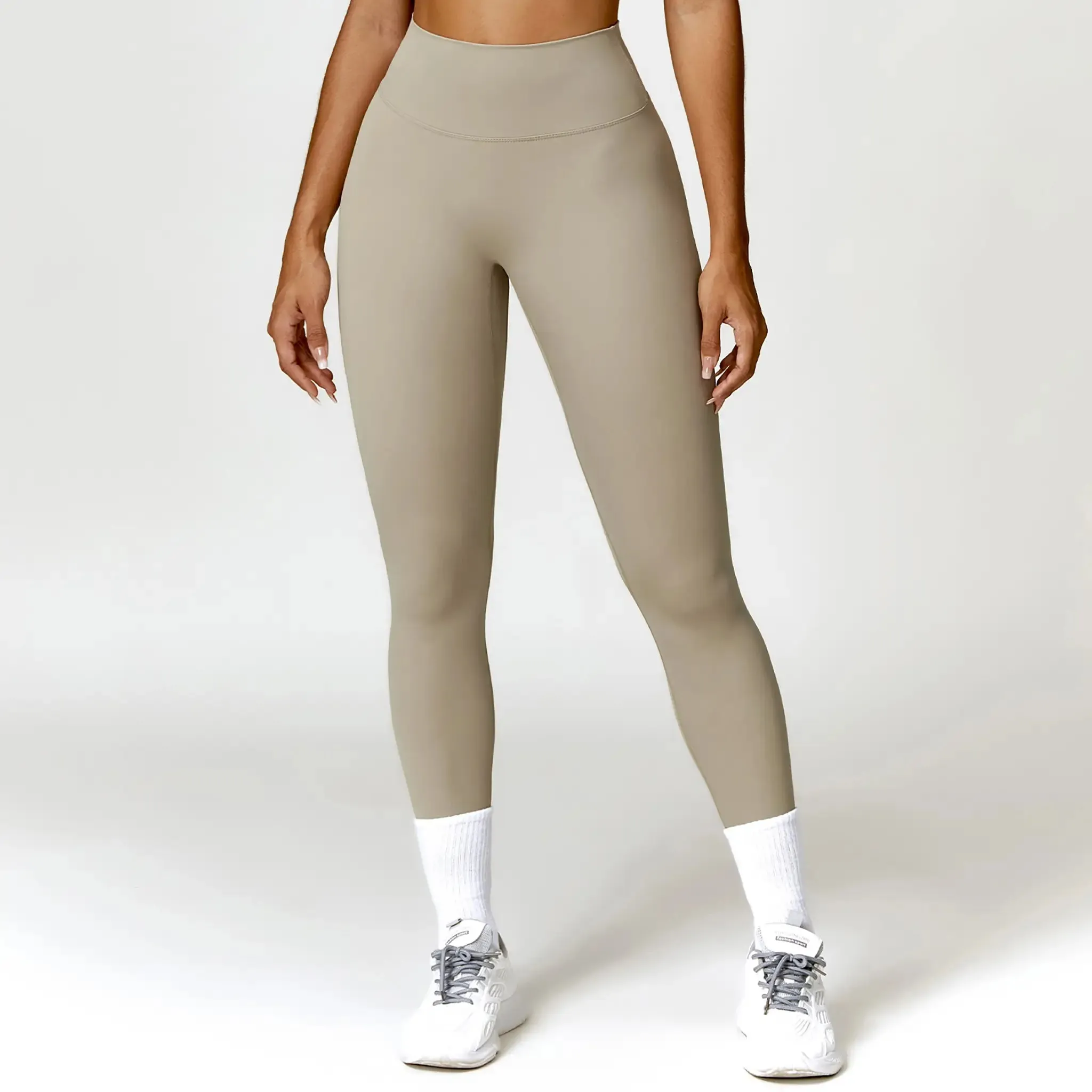 Quick-drying Skinny Yoga Pants Brushed Belly Contracting