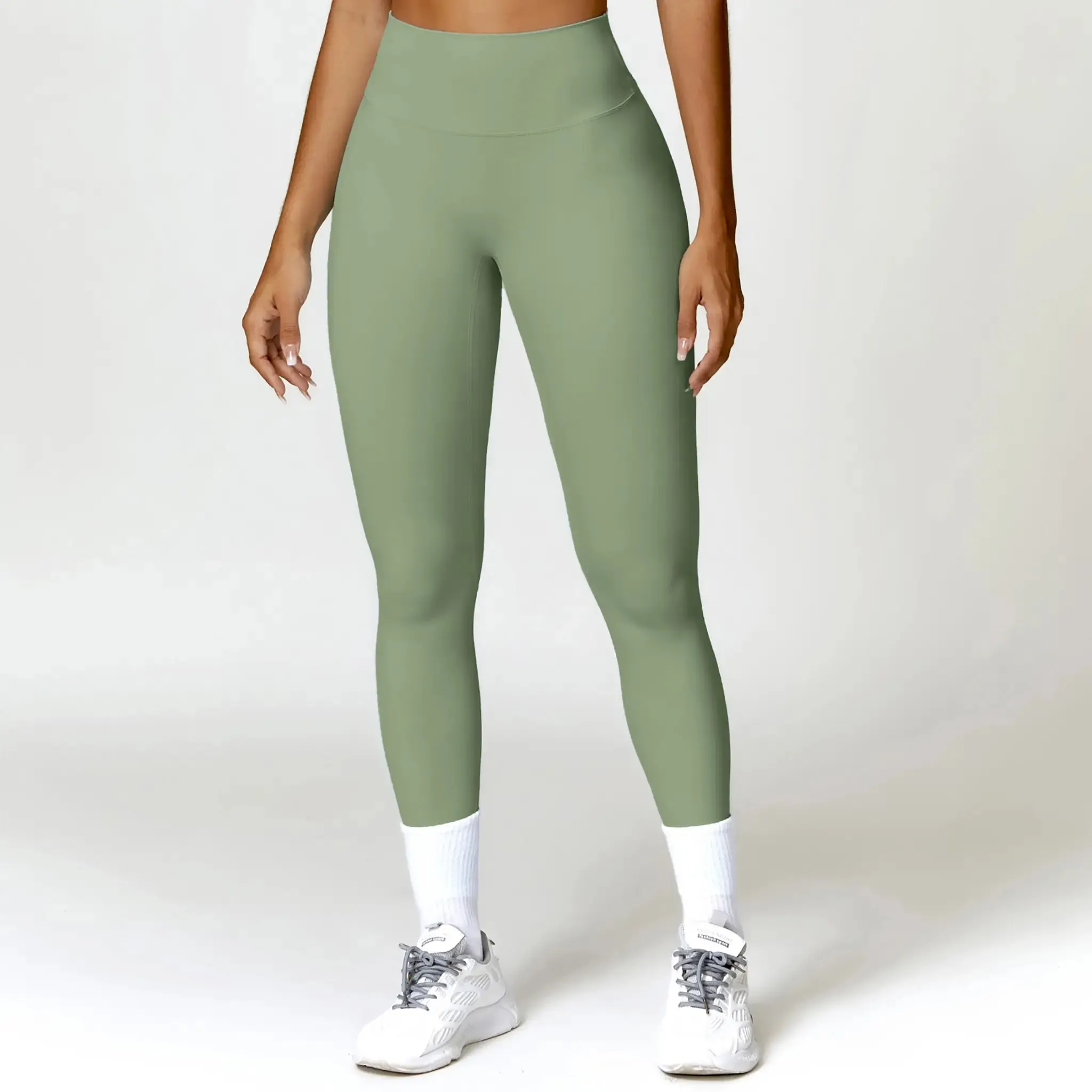 Quick-drying Skinny Yoga Pants Brushed Belly Contracting