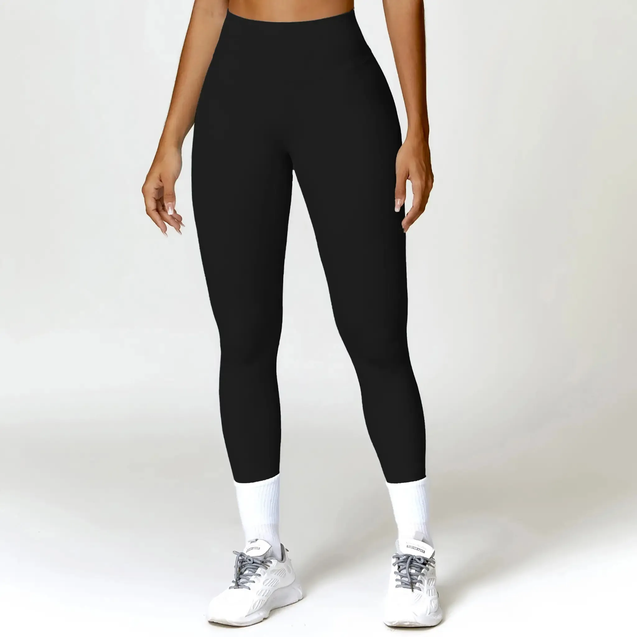 Quick-drying Skinny Yoga Pants Brushed Belly Contracting