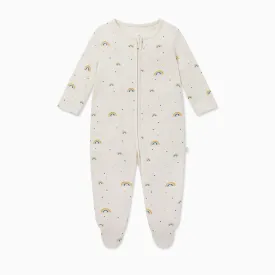 Rainbow Clever Zip Up Baby Pajamas