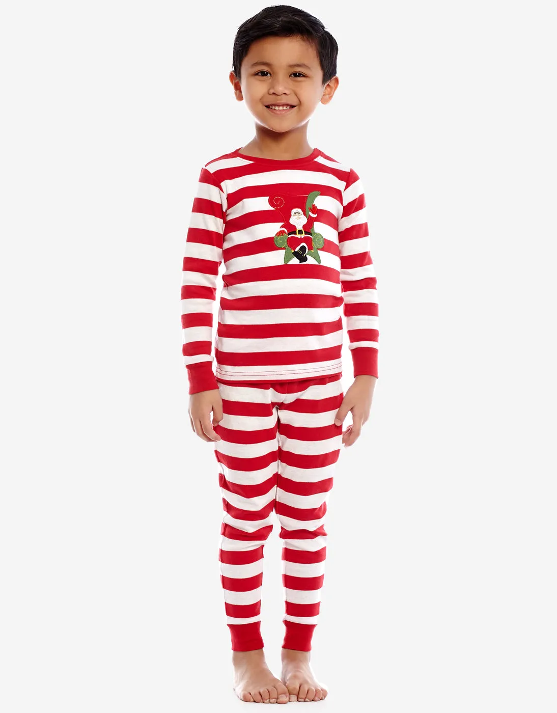 Red & White Matching Family Pajama Set