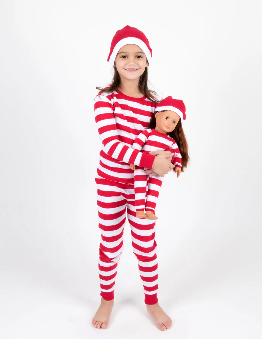 Red & White Matching Family Pajama Set