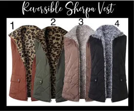 Reversible Sherpa Vest