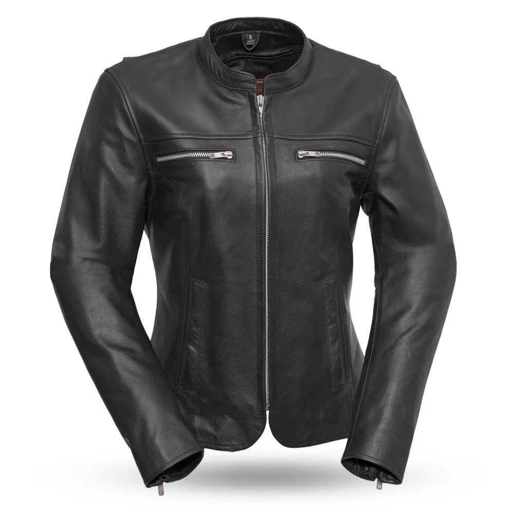 Roxy - Women's Leather Motorcycle Jacket