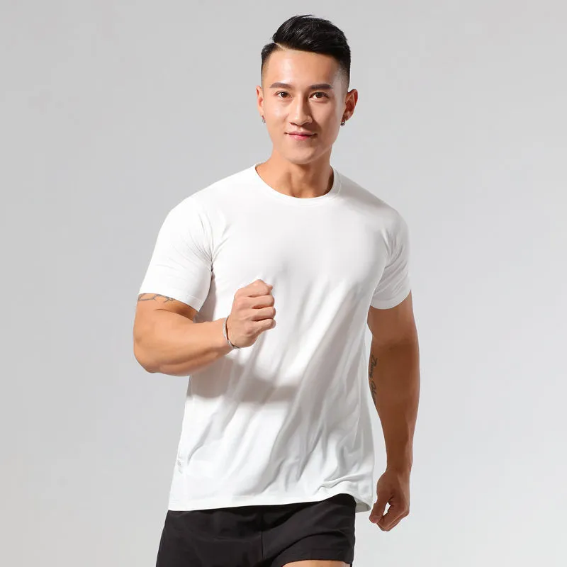 Running Fitness Quick-Drying Top Ice Silk Stretch T-Shirt