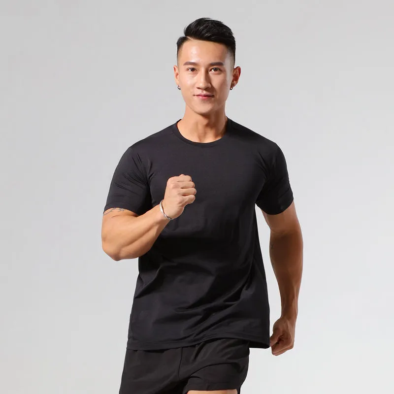 Running Fitness Quick-Drying Top Ice Silk Stretch T-Shirt