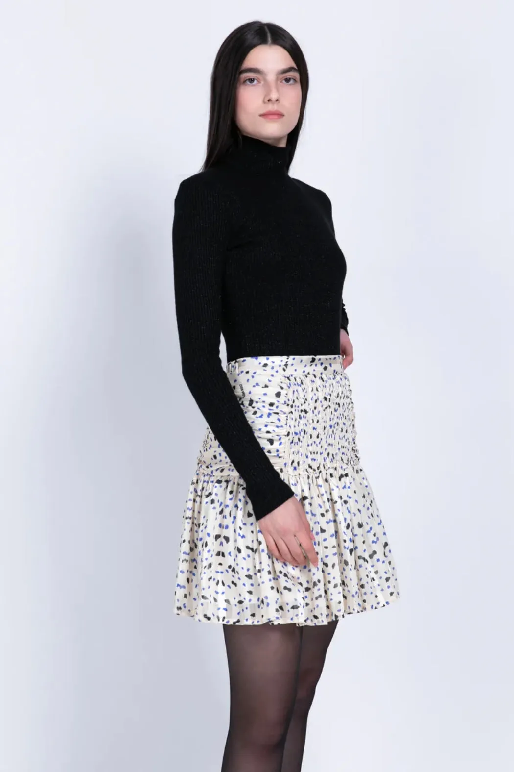 Sabina Musayev - Aletris Skirt - Ivory Print