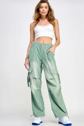 Sage Corduroy Cargo Pants