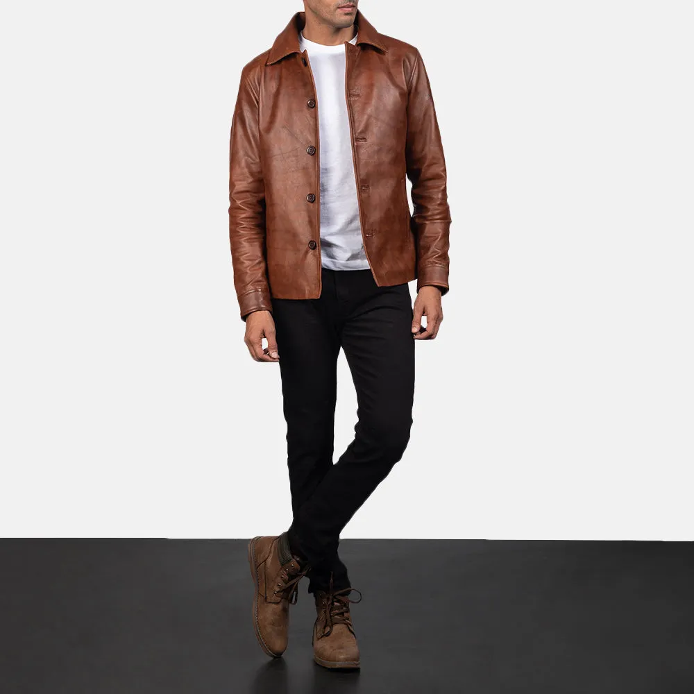 Samuel Brown Leather Jacket