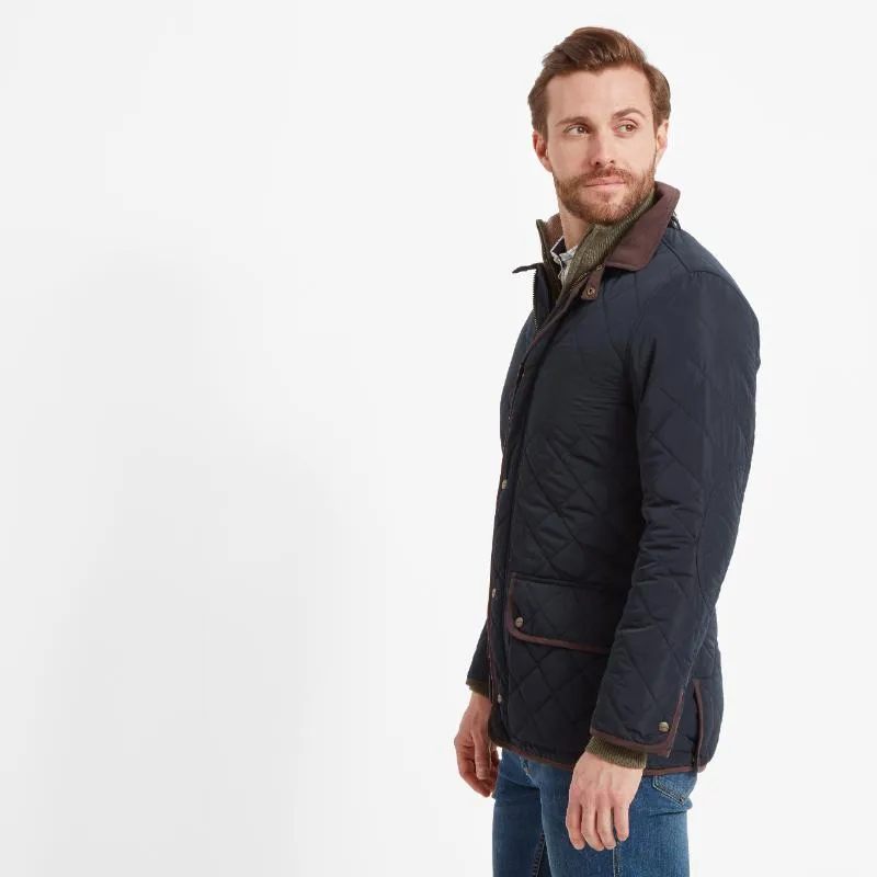 Schoffel Barrowden Mens Quilted Jacket - Midnight