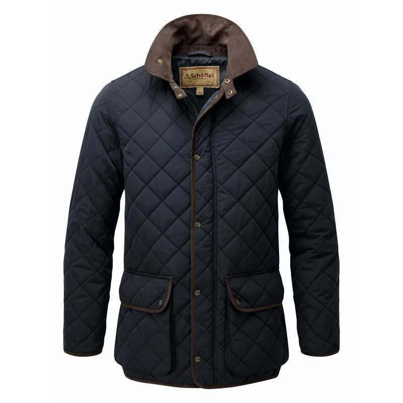 Schoffel Barrowden Mens Quilted Jacket - Midnight