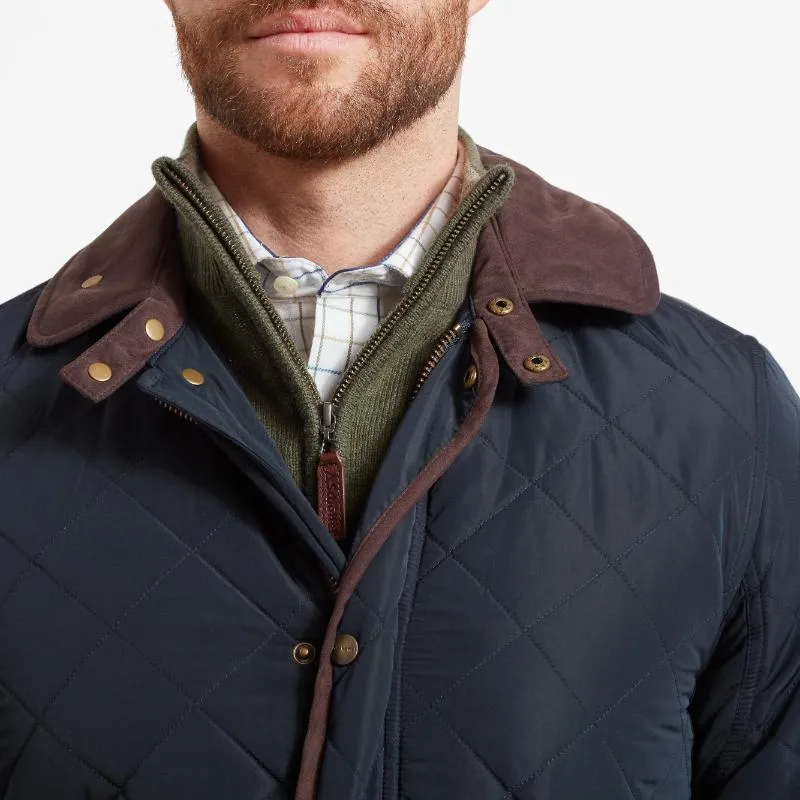 Schoffel Barrowden Mens Quilted Jacket - Midnight