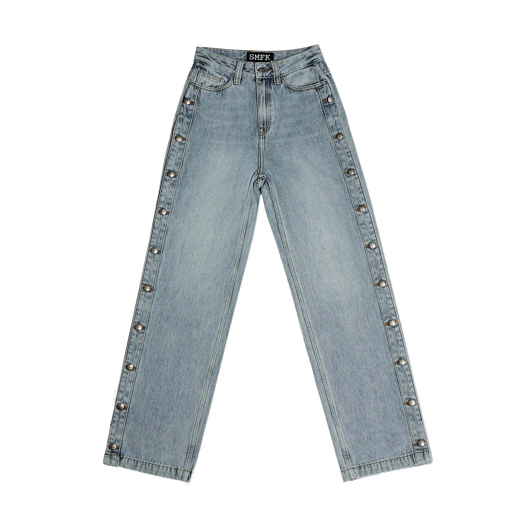 Skater Skateboard Deconstructed Jeans Denim Blue