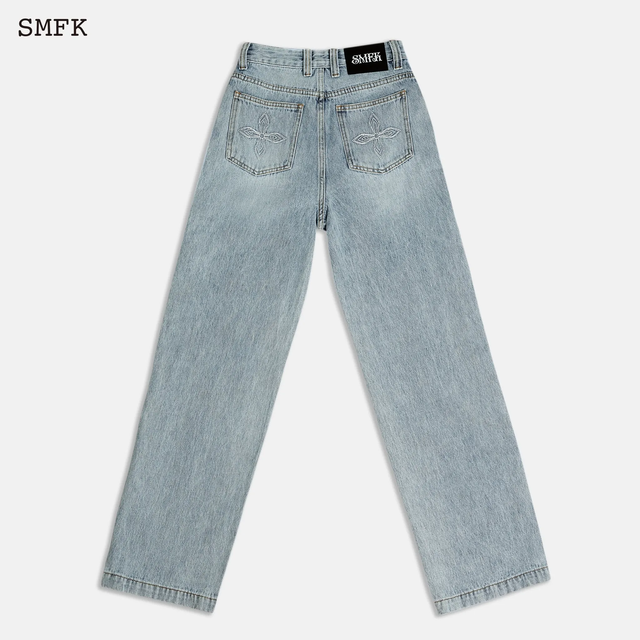 Skater Skateboard Deconstructed Jeans Denim Blue