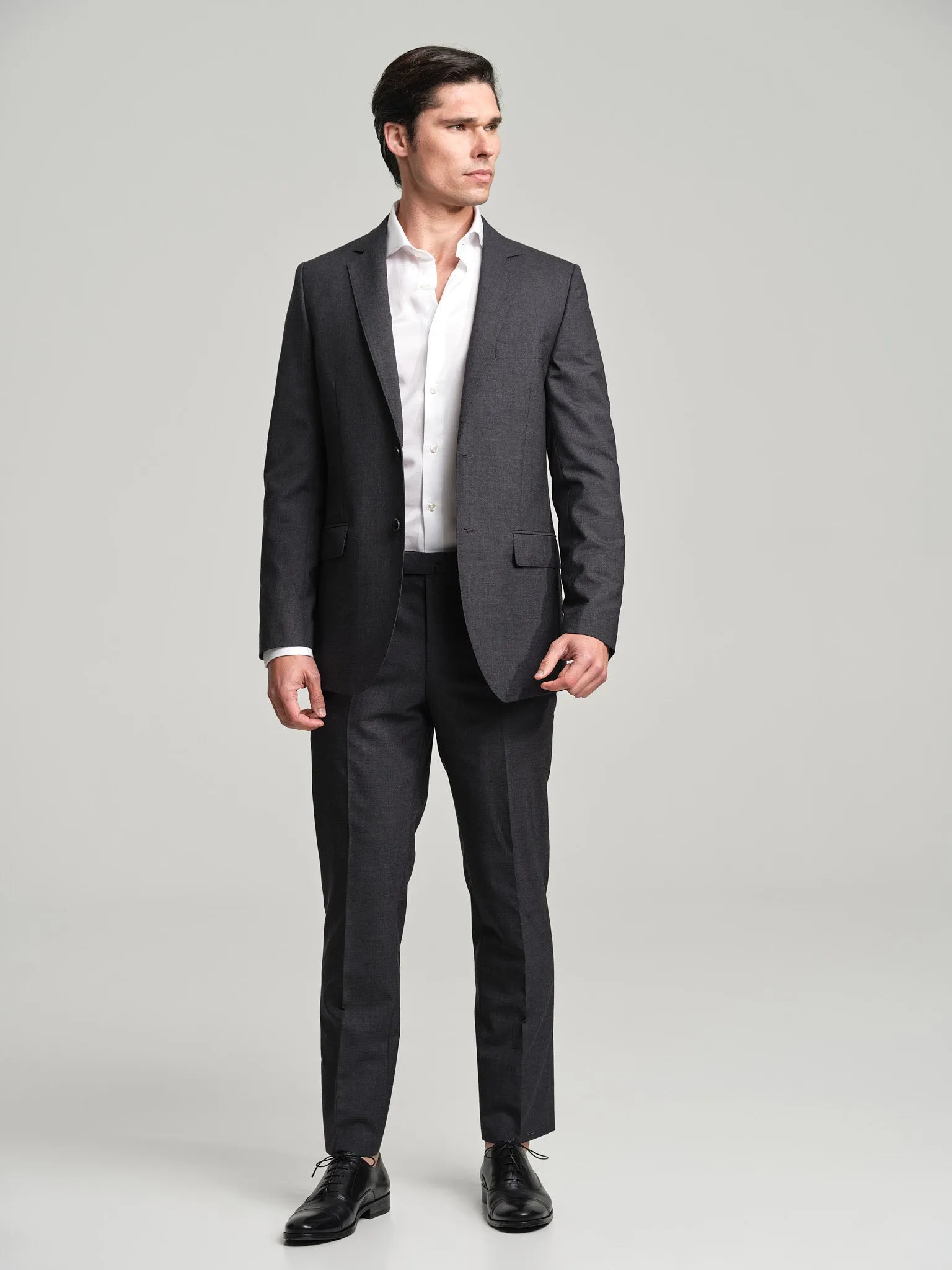 Slim fit Business 4 seasons wool suit