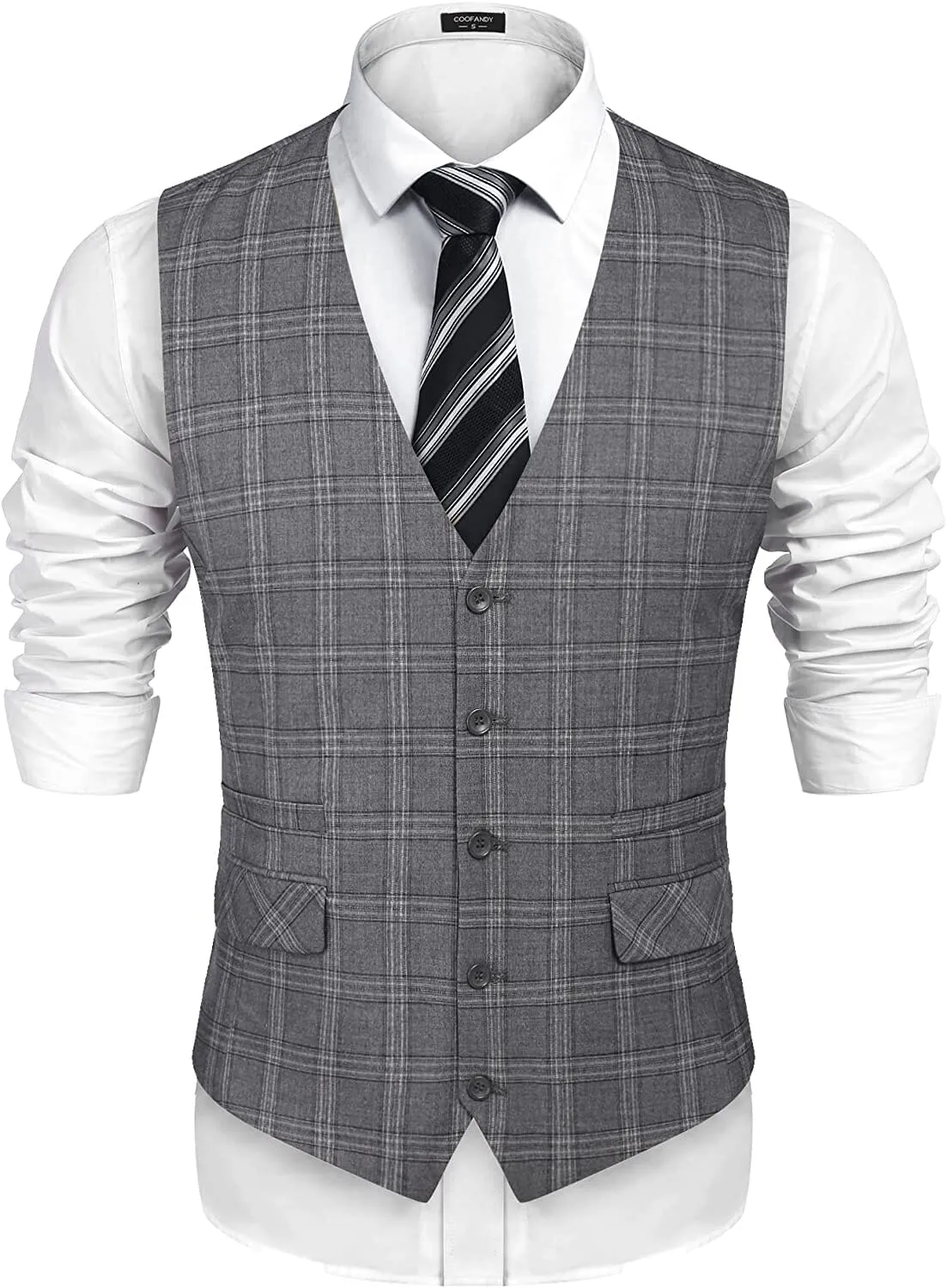 Slim Fit Business Suit Vest (US Only)