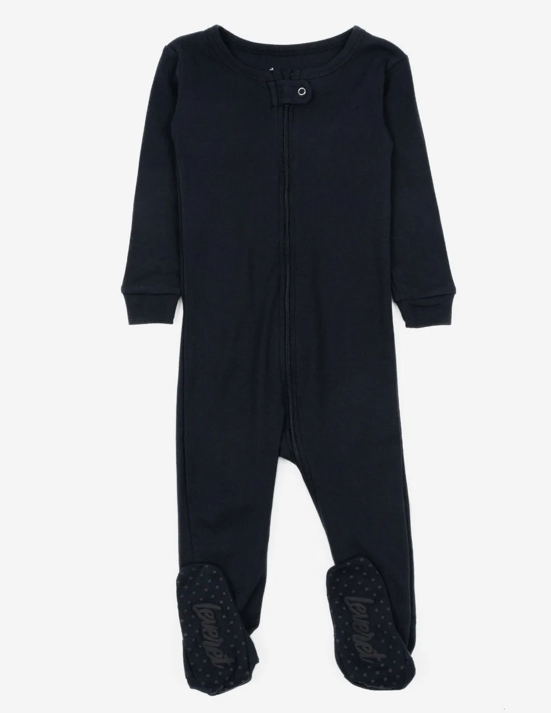 Solid Color Neutral Footed Pajamas