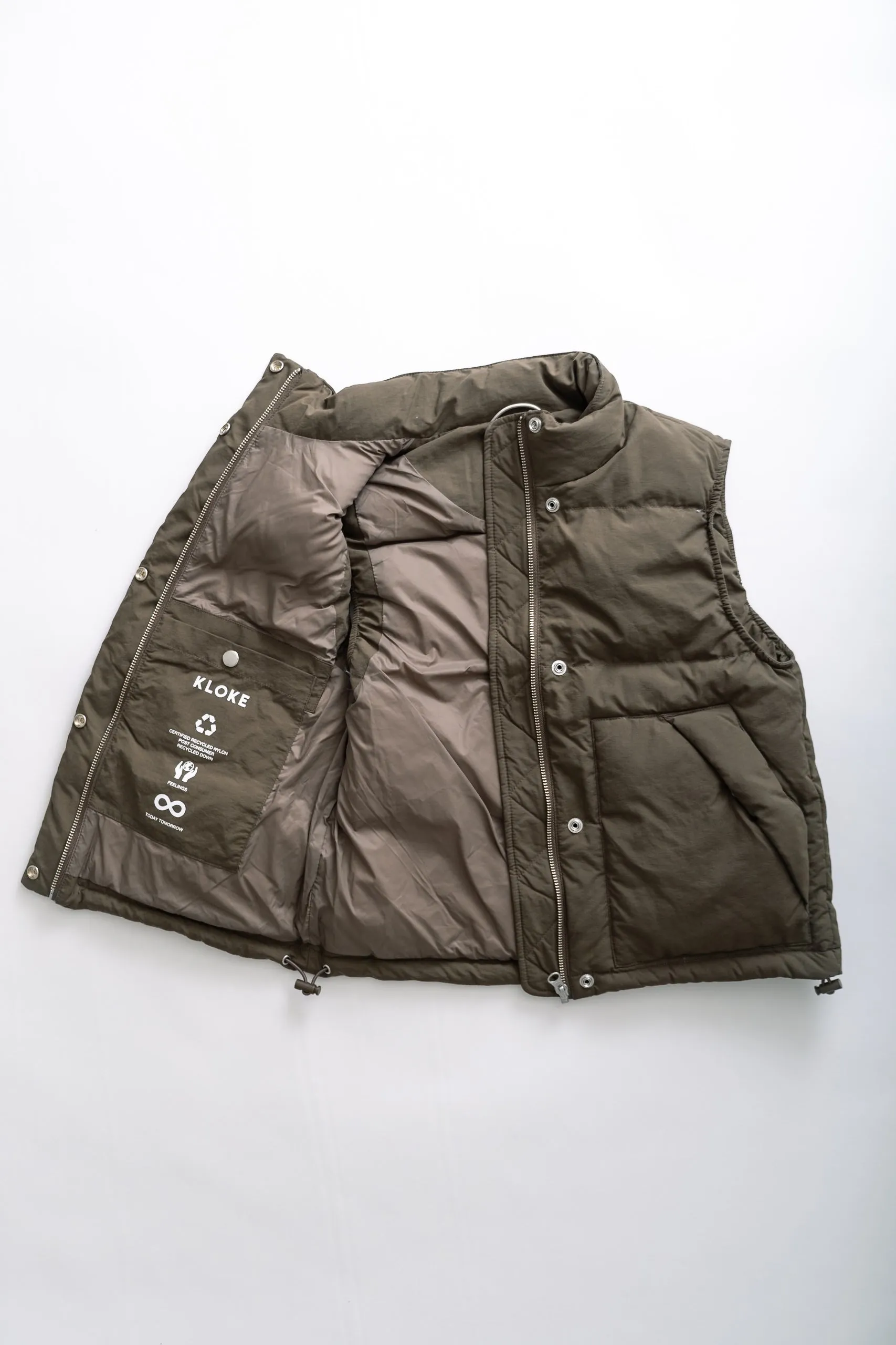 STAY QUILTED VEST - BROWN