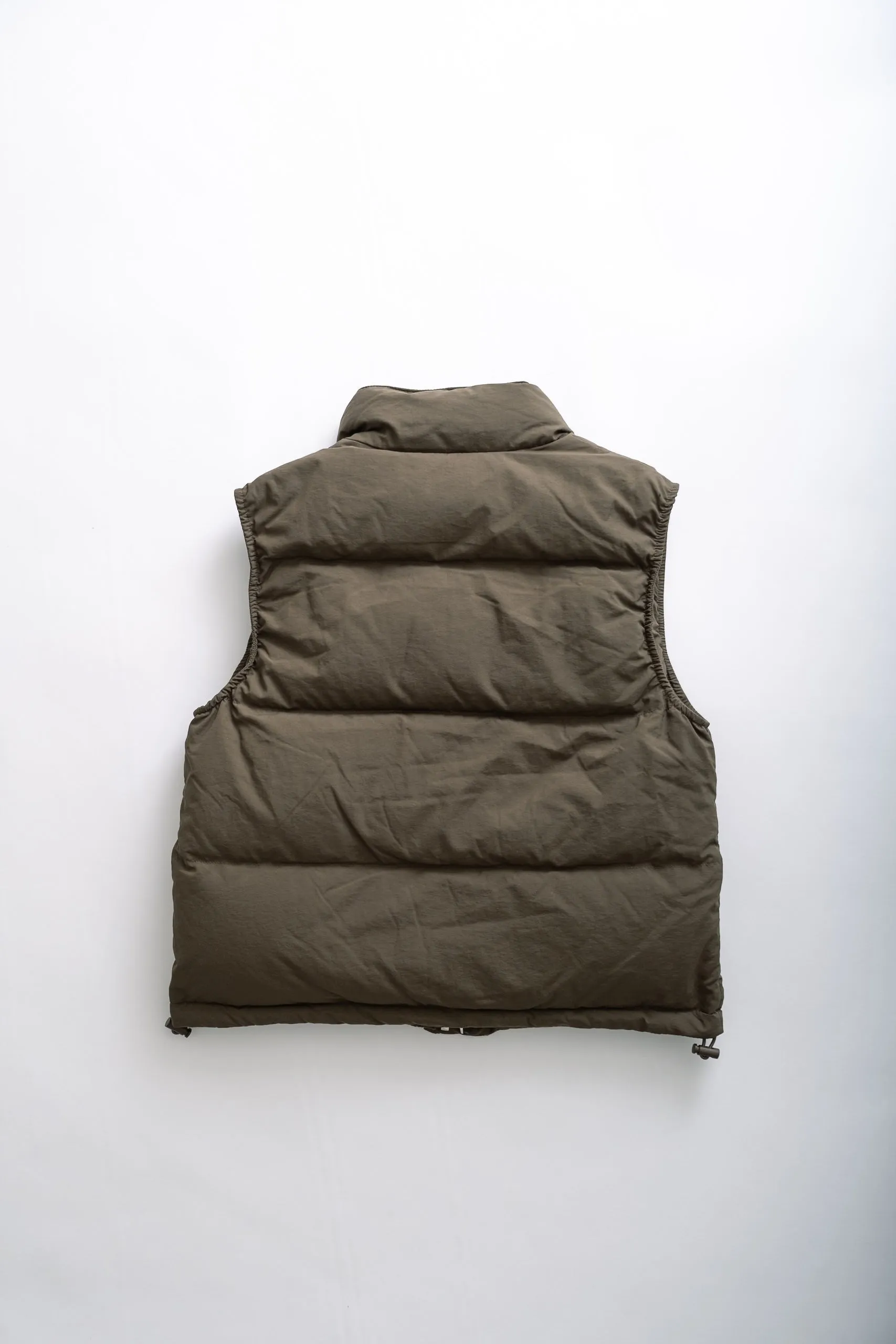 STAY QUILTED VEST - BROWN